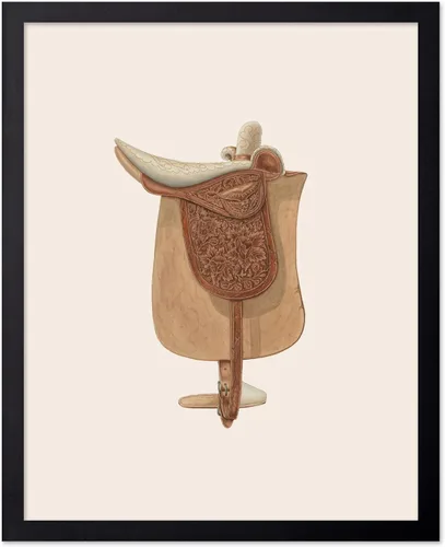 Vista 65 de Poster Master Póster vintage de cuero para silla de montar, estampado retro de vaquero, arte de silla de montar, diseño occidental, impresión