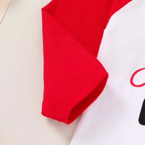 Vista 7 de JEELLIGULAR Camiseta de Navidad para niños y niñas, camiseta de manga larga con estampado de letras para bebés, ropa de festival de 6 meses a 5 años