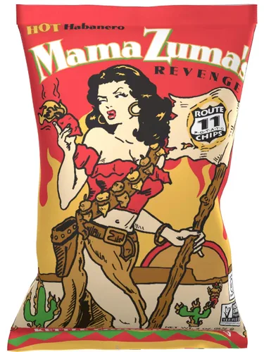 Vista 8 de Route 11 varias papas fritas (pepinillo de eneldo, 2 oz (30 ct))
