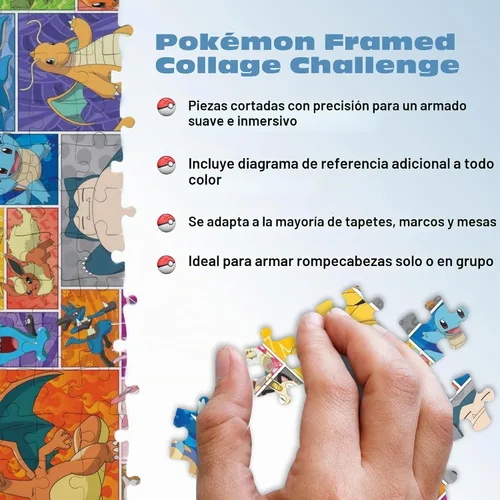 Vista 5 de Buffalo Games - Pokémon - Marcos - Rompecabezas de 1000 piezas para adultos, rompecabezas desafiante, perfecto para noches de juego