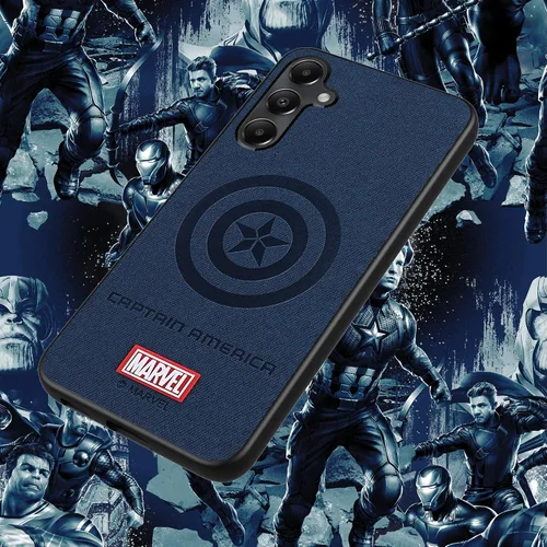Vista 9 de IRON SPIDER Funda para Galaxy A05S 5G, con personaje de superhéroe Samsung A05S - Funda de piel color azul capitán