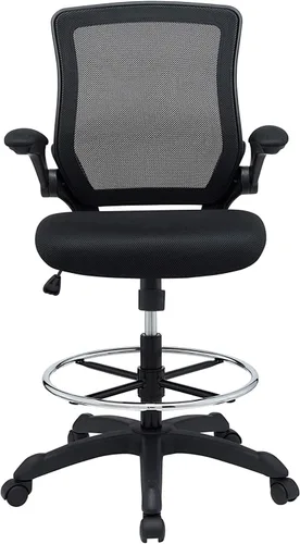 Vista 9 de Silla giratoria Modway Veer, Negro