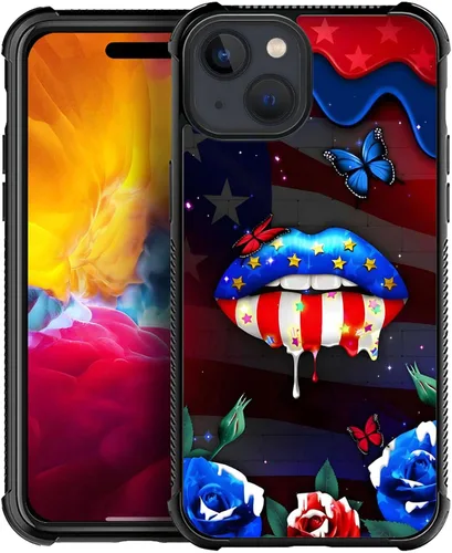Vista 12 de Funda compatible con iPhone X/XS, diseño de bandera estadounidense de béisbol, TPU suave, a prueba de golpes, de vidrio templado, para iPhone X/XS