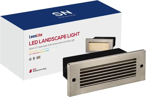 Vista 8 de LEONLITE Actualización 5CCT Luces LED de paso, 120V-277V, bronce aceitado