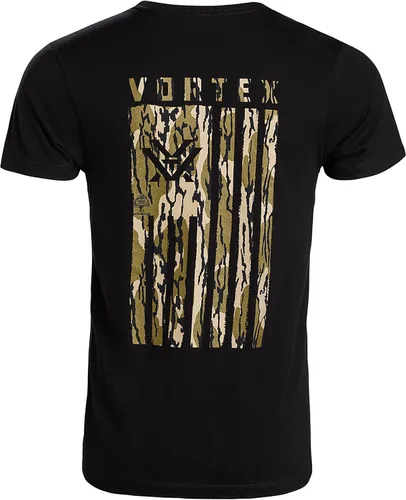 Vista 7 de Vortex Camisetas de manga corta Salute para hombre Negro