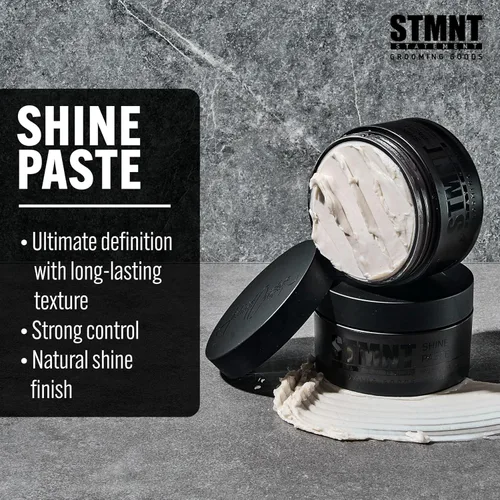 Vista 3 de STMNT Pasta de brillo para productos de aseo Acabado de brillo natural Control fuerte Fórmula no grasa