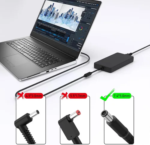 Vista 2 de Adaptador de CA de 240 W 180 W 0.291 in compatible con Dell Precision 7680 M6800-M6700 Alienware M15 M17 R1-R5 M17X M18X Area-167.3 ft R2 G5 G7