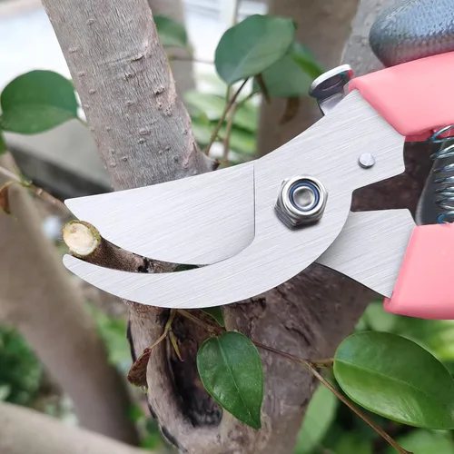 Vista 2 de Flower Scissors, Flower Shears High Strength Steel Sharp, Ergonomic Handle Pruning Shears for Gardening, Lightweight Garden Scissors, 1-inch Cut