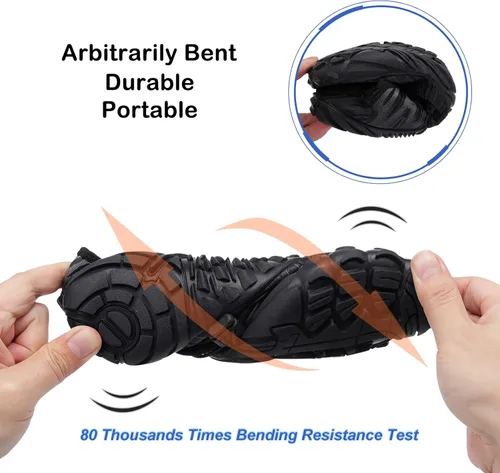 Vista 6 de Scurtain Unisex Mens Womens Athletic Hiking Water Shoes Quick Dry Barefoot Aqua Shoes Swim Shoes Beach Shoes with Drainage