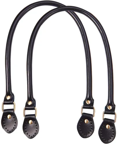 Vista 10 de PH PandaHall 2 piezas de 24.2 pulgadas de cuero para bolso de mano, Negro