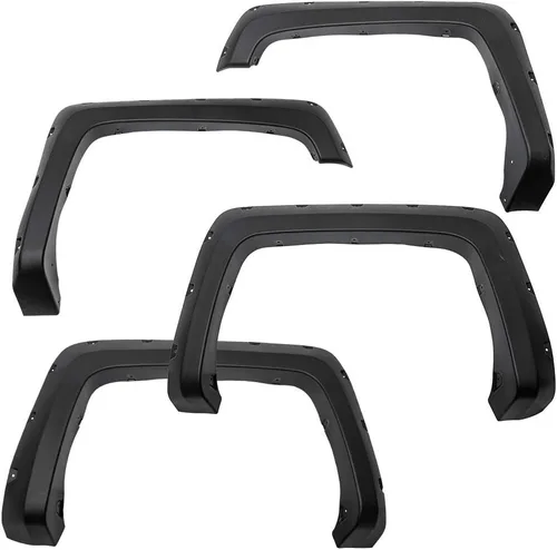 Vista 21 de GRAND ORANGE Guardabarros 4 unidades, compatibles con Chevy Silverado/GMC Sierra 1999-2007 con modelos Fleetside de 78.0 / 96.0 pulgadas de longitud