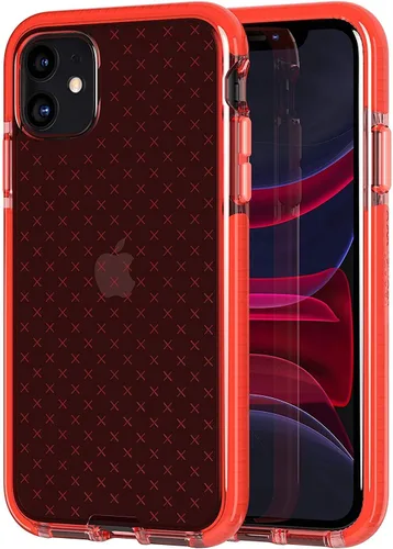 Vista 2 de tech21 Evo Check - Funda para Apple iPhone Coral