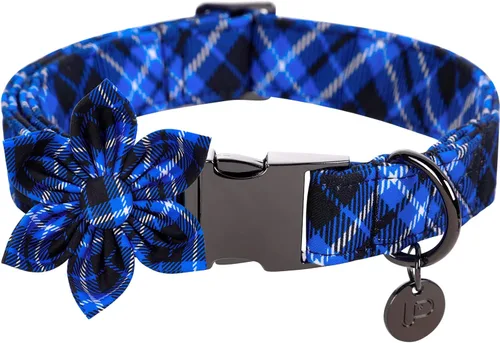 Vista 19 de Collar de Navidad para perro con pajarita, collar de Navidad para cachorros, hembras, machos, perros o gatos, collares con lazo con hebilla de metal