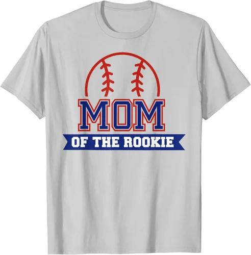 Vista 76 de Mom of Rookie - Camiseta de béisbol para primer cumpleaños, Blanco