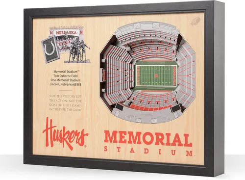 Vista 60 de YouTheFan NCAA Arte de Pared StadiumView de 25 Capas