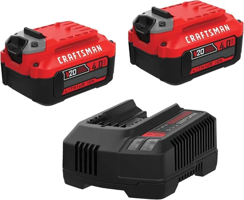 Vista 13 de CRAFTSMAN V20 4Ah batería de iones de litio para herramientas eléctricas, paquete de 2 (CMCB204-2)