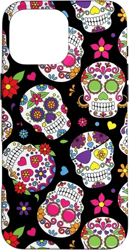 Vista 19 de Dead Sugar Skulls Case Sugar Skull Day of The Dead Case for iPhone 17