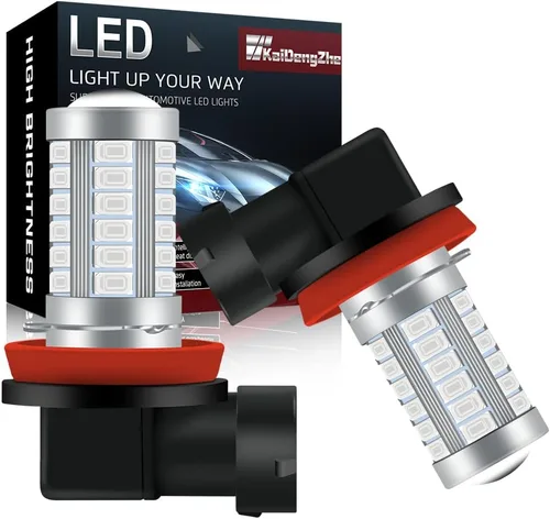 Vista 9 de Bombillas antiniebla H7 6500K de xenón blanco fresco superbrillante DRL 5730 33-SMD 12V diurnas luces antiniebla conducción DRL luces LED bombillas