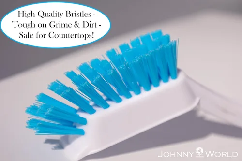 Vista 6 de ¡El cepillo detrás del grifo! Limpia áreas difíciles de alcanzar en tu cocina y baño. Limpia fácilmente los residuos de agua y jabón alrededor