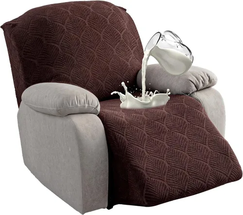 Vista 16 de Funda para Silla Reclinable 100% Impermeable, 1 Pieza Fundas Elásticas para Sofá Reclinable Lavables para Silla Reclinable para Mascotas, Perros