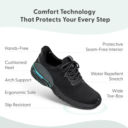 Vista 3 de Orthofeet Zapatillas ortopédicas de punto Kita manos libres para mujer