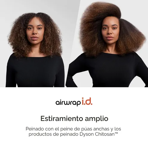 Vista 7 de Dyson Airwrap i.d.™ Multi-Styler Difusión completa para cabello rizado a rizado - Seda ámbar