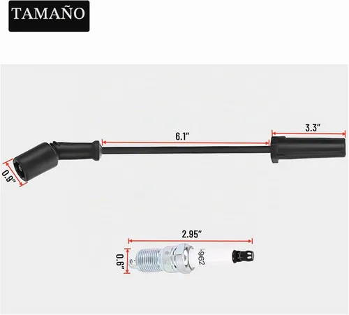 Vista 7 de Juego de cables de bujía 41-962 y cables de bujía 9748HH compatible con motores Chevy 5.3 LS2 LS3 LS4 LS7 - para Escalade Chevrolet Silverado