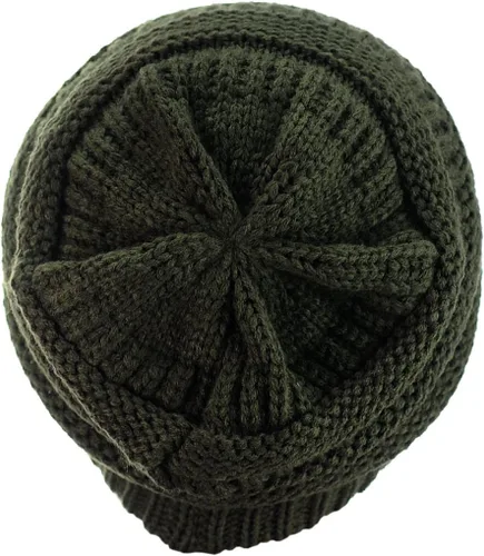 Vista 140 de C.C Trendy Warm Chunky Soft Stretch Cable Knit Beanie