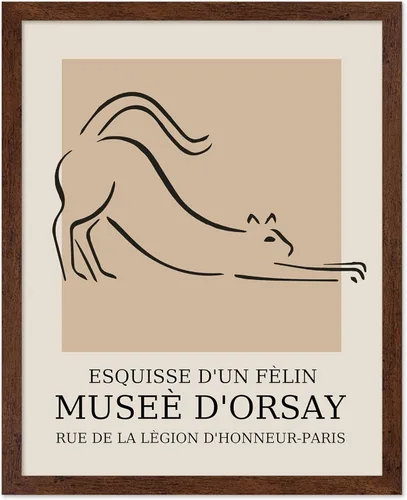 Vista 20 de Poster Master Póster Vintage – Impresión Retro de Dachshund – Arte de Perro – Dibujo Lineal – Arte de Boceto – Regalo para Niños, Niñas y Amantes