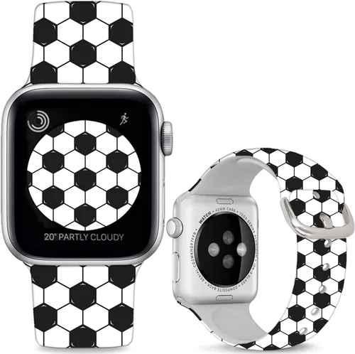Vista 12 de Correas de silicona suaves compatibles con Apple Watch Band de 1.496 in 1.575 in 1.614 in 1.654 in 1.732 in 1.772 in 1.811 in 1.929 in, correa