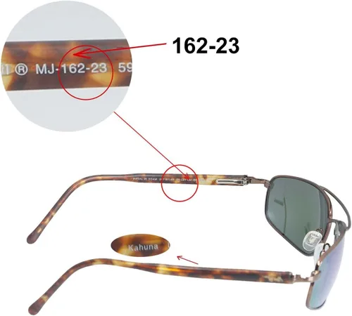 Vista 3 de Walleva - Lentes de repuesto para gafas de sol Maui Jim Kahuna, varias opciones disponibles