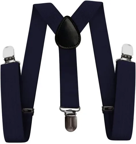 Vista 3 de HIHCBF Conjunto de accesorios para disfraz de los años 20 para niños, trajes de fiesta para niños, tirantes ajustables, pajarita previamente atada