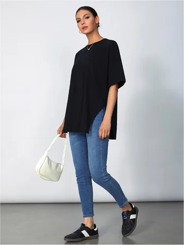Vista 5 de Floerns Camiseta básica de manga corta para mujer