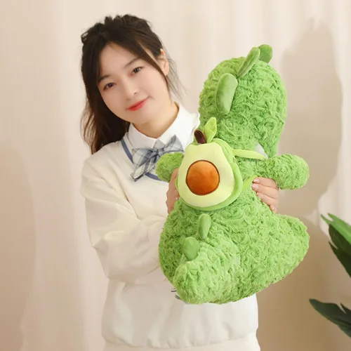 Vista 8 de Lindos animales de peluche suaves de dinosaurio, juguetes de peluche de dinosaurio, almohada de dinosaurio para abrazar, muñeca de dinosaurio