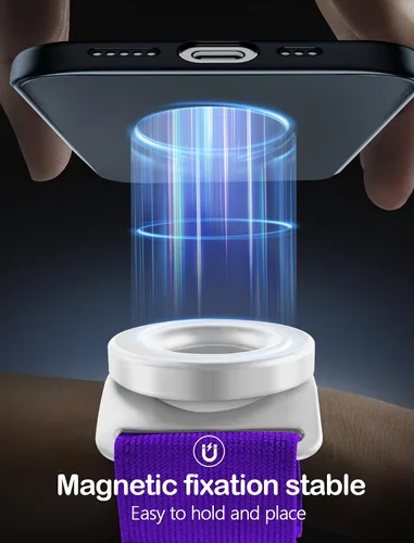 Vista 4 de Soporte de teléfono para correr para iPhone [giratorio de 360° y anticaída mejorado] Soporte magnético para teléfono celular, brazalete compatible
