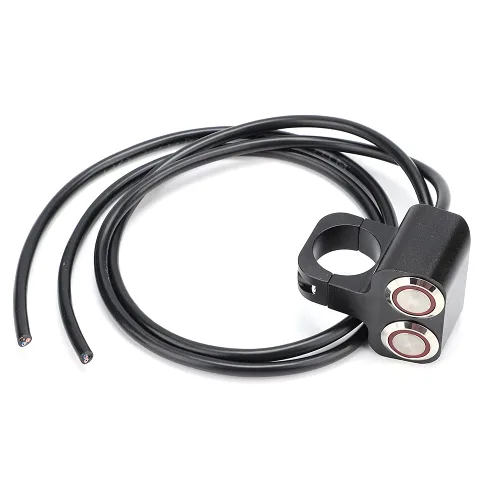 Vista 2 de Interruptores de manillar,Interruptores del manillar de la motocicleta,Faro del manillar de doble interruptor de luz de punto Led motocicletas