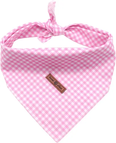 Vista 12 de Lionet Paws Bandana para Perro de Algodón Lavable Pañuelo Bufanda Bandana Triangular para Perros Pequeños Medianos y Grandes Cuadrícula Negra