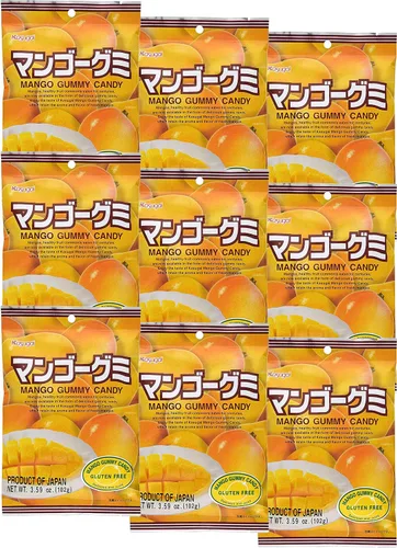 Vista 5 de Kasugai Fruit Assort - Caramelos de gomitas de 3.59 onzas (paquete de 3)