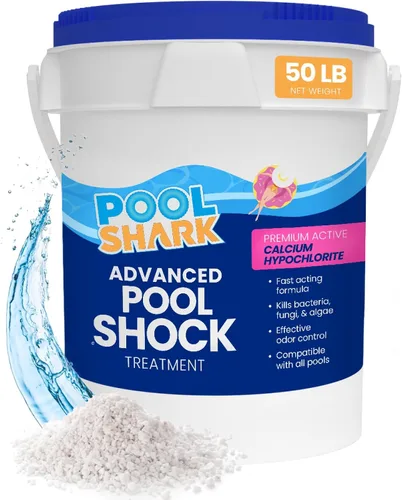 Vista 9 de Shock de Piscina de Hipoclorito de Calcio al 68% para Piscinas - Gránulos de Cloro Shock para Piscina de Natación Cubeta de 25 libras - Cloro