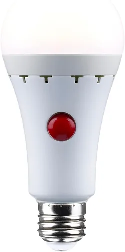 Vista 2 de Satco S11469 Bombilla LED A21 de 8 vatios con batería de respaldo, reemplazo de 60 vatios, 5000 K