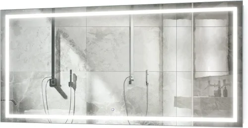 Vista 16 de Krugg Espejo de baño LED cuadrado de 24 x 24 pulgadas Espejo de tocador iluminado incluye atenuador y desempañador Montaje en pared vertical u