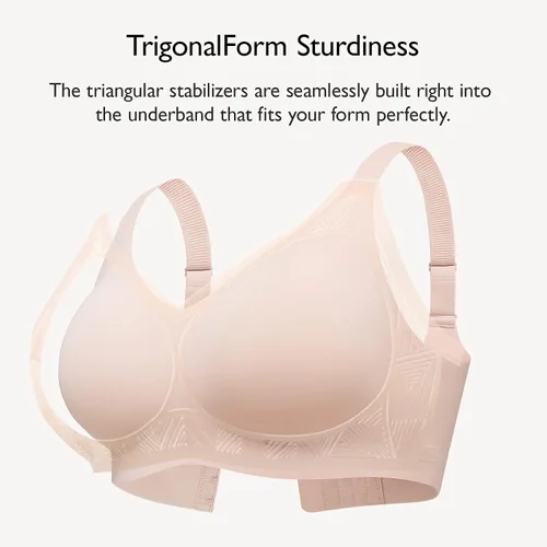 Vista 2 de COMFELIE Wireless Bra for Women Seamless Support Bralette, Comfort Lightly Lined Born for Her Ultra-Fit T-Shirt Bra EB061