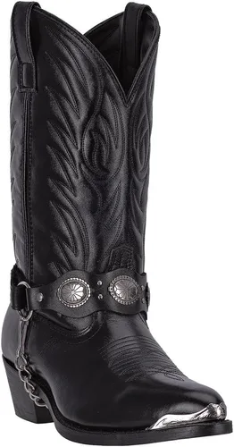 Vista 2 de Laredo Tallahassee - Botas de vestir con punta puntiaguda, color negro