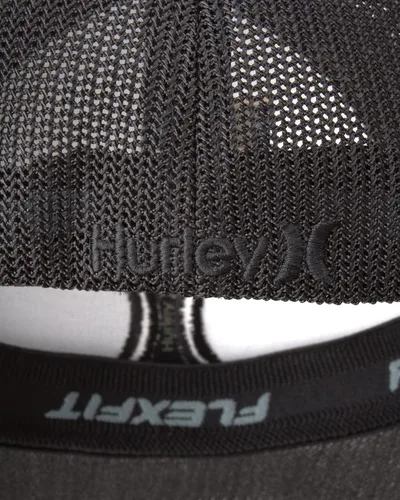 Vista 4 de Hurley Gorra de béisbol Icon Textures Flexfit para hombre