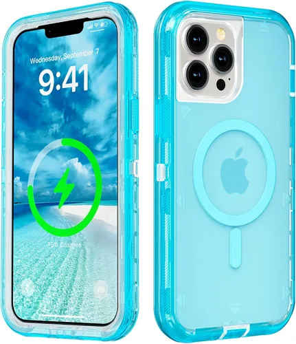 Vista 71 de Follaroma Funda para iPhone 11, Compatible con MagSafe, Fundas de Teléfono de Protección Resistente a Prueba de Golpes de Servicio Pesado