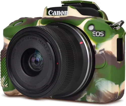 Vista 15 de Rieibi EOSR50 EOS R50 Estuche, Estuche Protector de Silicona Suave para Cámara Vlogging Canon EOS R50 EOSR50, Estuche de Cámara Ligero EOS R50