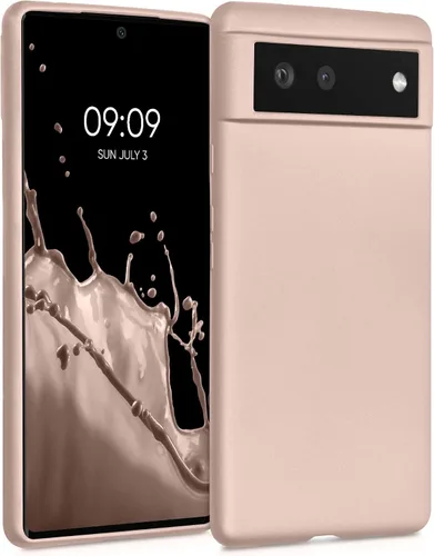 Vista 23 de kwmobile Funda compatible con Google Pixel 6 - Funda protectora de silicona TPU suave y delgada - Piedra antigua