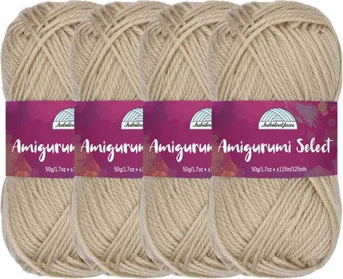 Vista 31 de JubileeYarn Amigurumi Select - Hilo acrílico DK - Begonia - 4 madejas