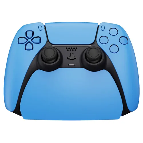 Vista 20 de PlayVital Solid Black Controller Display Stand for ps5, Gamepad Accessories Desk Holder for ps5 Controller with Rubber Pads