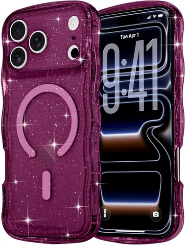 Vista 126 de Pepmune Funda magnética para iPhone 17 Pro Max, color rosa